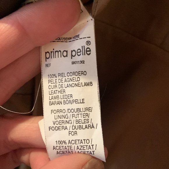 Beautiful and unusual long leather jacket - Picture 9 of 11